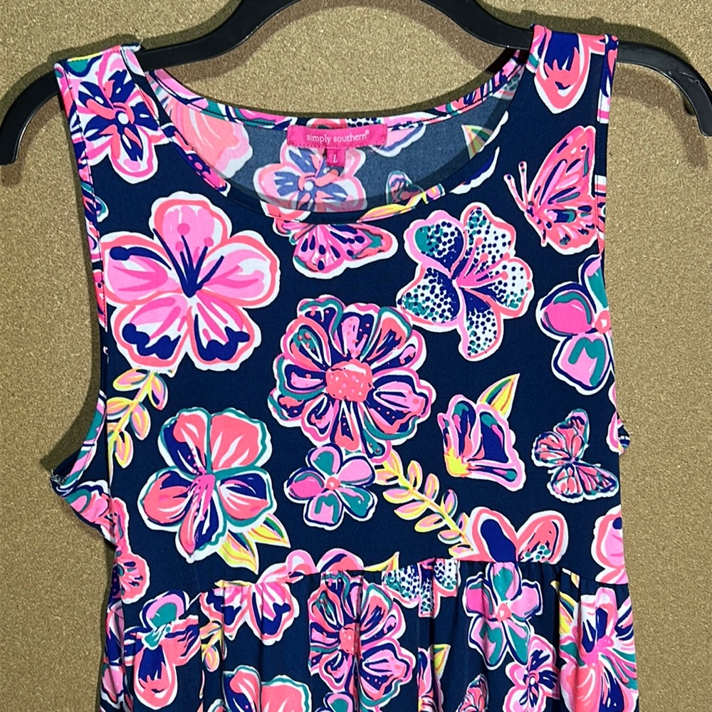 Simply Southern women’s sleeveless dress (size L)